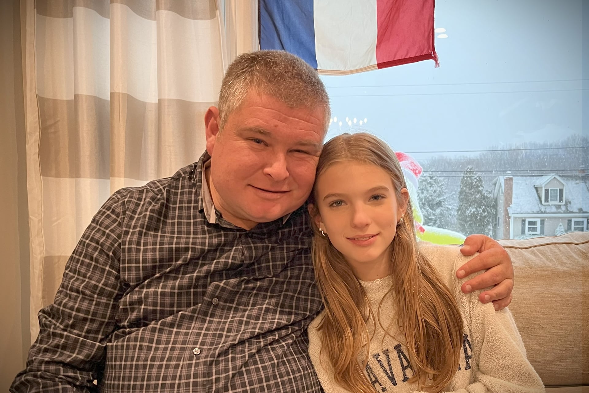 Evan and his daughter Natasha